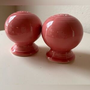 Fiestaware Pink Salt and Pepper Shakers